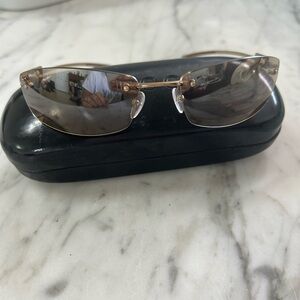 Gucci Crystal Logo Ladies Sunglasses